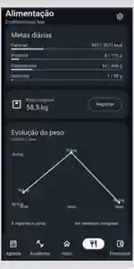 Tela de alimentação do Poliroutines